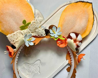 Opaska z uszami lisa – ręcznie robiony dodatek do kostiumów dla dzieci i dorosłych | Cosplay, przyjęcie urodzinowe, Halloween, przebieranki