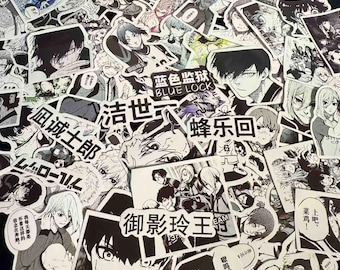 Anime stickers, blue lock stickers 70 pieces/set laptop notebook mobile phone case comic anime print ANIME, DIY stickers.