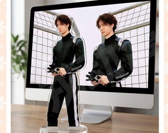 Wang Yibo Racing Looks Acrylic Standee ,10cm desk decor,gift for fans