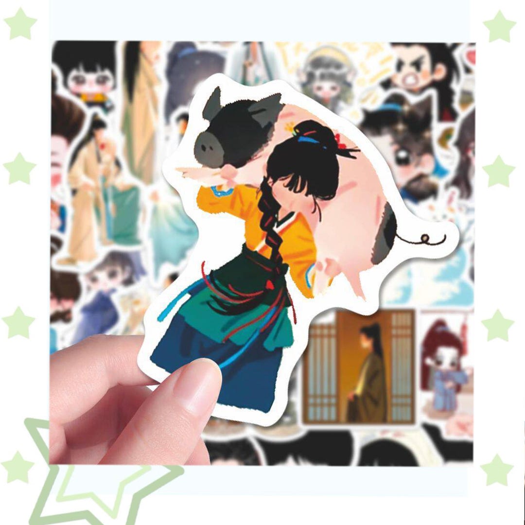 Pursuit of Jade Stickers 54 Pieces/set for Laptops, Notebooks, Fan Art ...