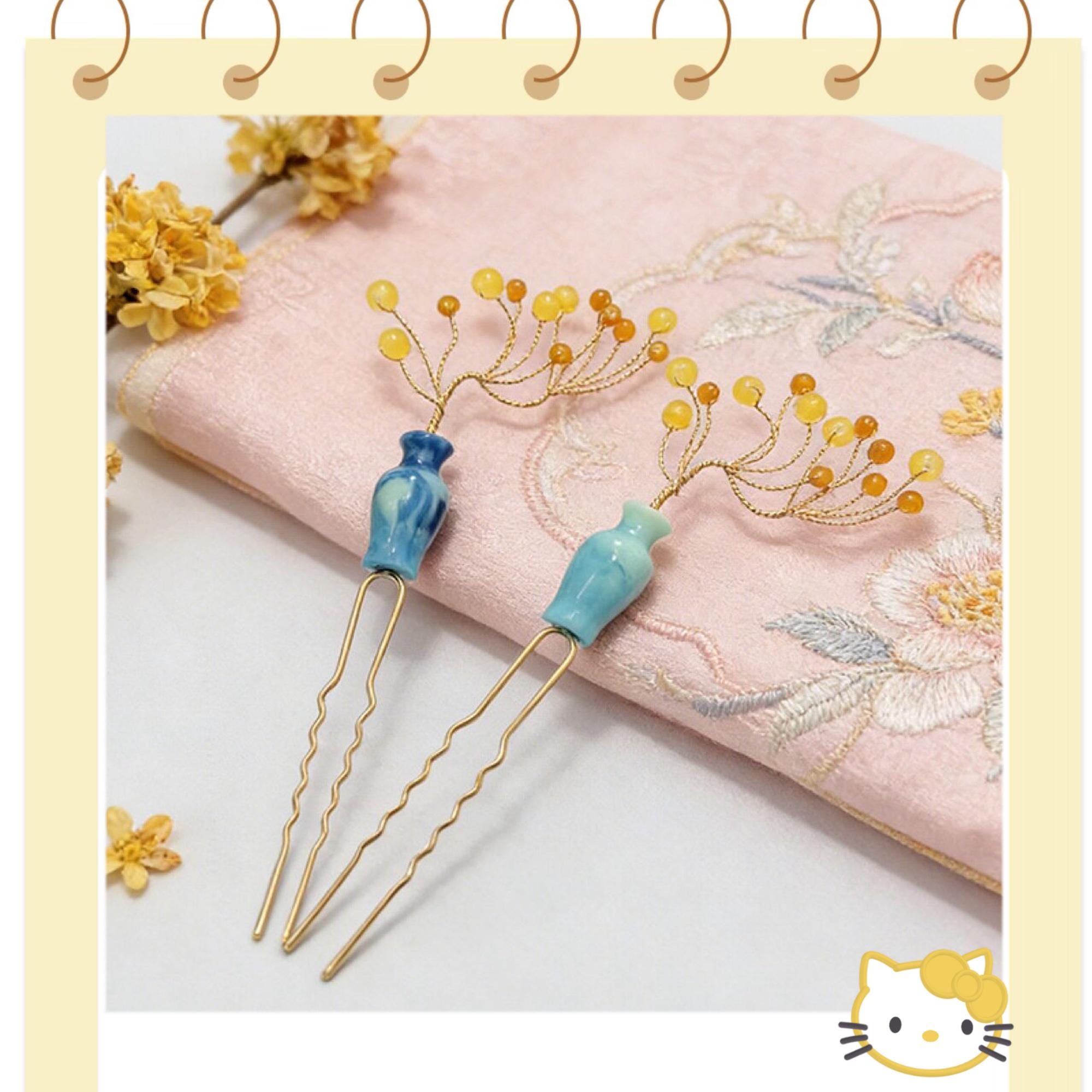 古代の翡翠のかんざし - Etsy 日本