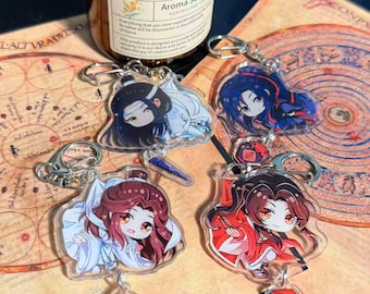 Heaven Official's Blessing acrylic keychain: anime fan gifts, Chinese anime, keychains, cartoon keychains, comic peripherals.