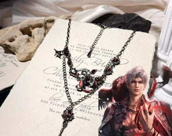 Dragon Cyrus style necklace, Cyrus Abyss series impression necklace, anime peripheral necklace, anime cosplay, anime jewelry