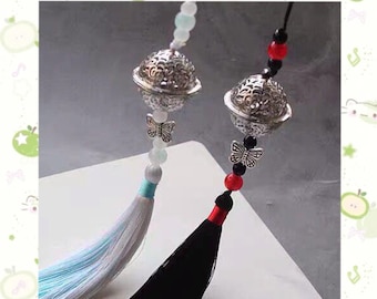 Wei Wuxian & Lan Wangji Palace Bell Keychains, Tassel Charm,Ancient Style Pendants