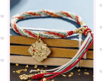 Heaven Official's Blessing Xie Lian & Hua Cheng Themed Braided Bracelet,Hand-Woven Bracelets