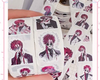 Link Click Vein Roll Sticker, Washi Tape Sticker, Anime Merchandise