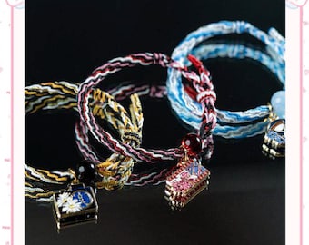 Link Click Lucky Braided Bracelet, Cheng Xiaoshi, Lu Guang, Qiao Ling, Anime Merchandise, 3 colors Jewelry