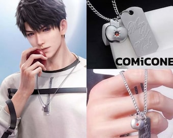 Love and Deep Space Caleb When You Come Back Pendant, Caleb Necklace, Apple Elements, Valentine's Day Gift, Birthday Gift, Anime Periphery.