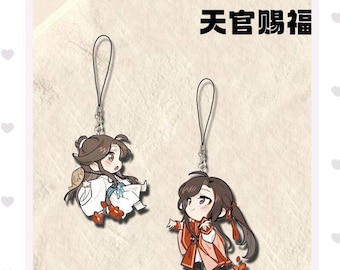 Xie Lian & Hua Cheng  Q-Style Phone Charm,Q-Style Anime Phone Strap