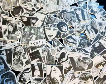 TOMIE KAWAKAMI comic stickers 70 pieces/set for laptops, notebooks, mobile phone cases, comic and anime prints, DIY stickers.