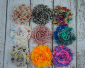2.5" Shabby Chiffon hair flower  hair flower everyday hair flower infant hair flower wedding hair flower girl hair flower chiffon flower