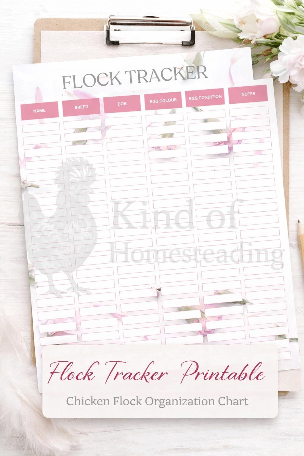 Flock and Egg Tracker Log - Printable Pages - Digital Download - Etsy