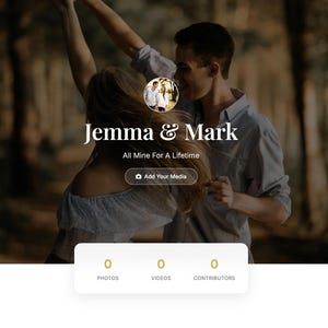 Codice QR personalizzato, cartello per caricamento foto + galleria online di 1 anno, download di foto digitali + album, 25.000 foto, matrimonio, compleanno, addio al nubilato, PDF