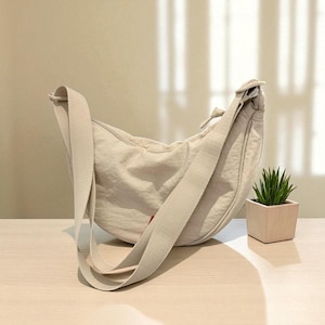 Trendy Nylon Hobo Crossbody Bag For Women, Large Capacity Travel Tote And Designer Shoulder Purse, Casual Everyday Style, Gift For Her