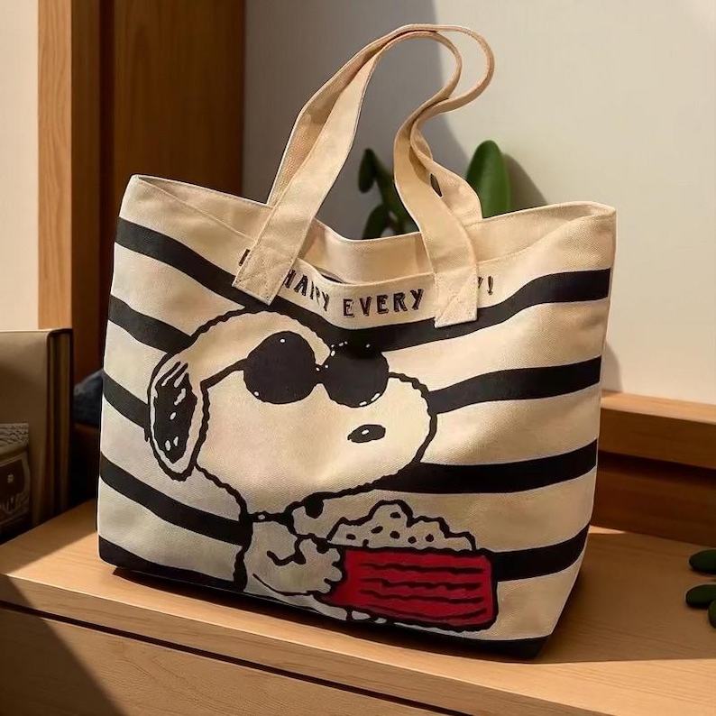 snoopy tote bag