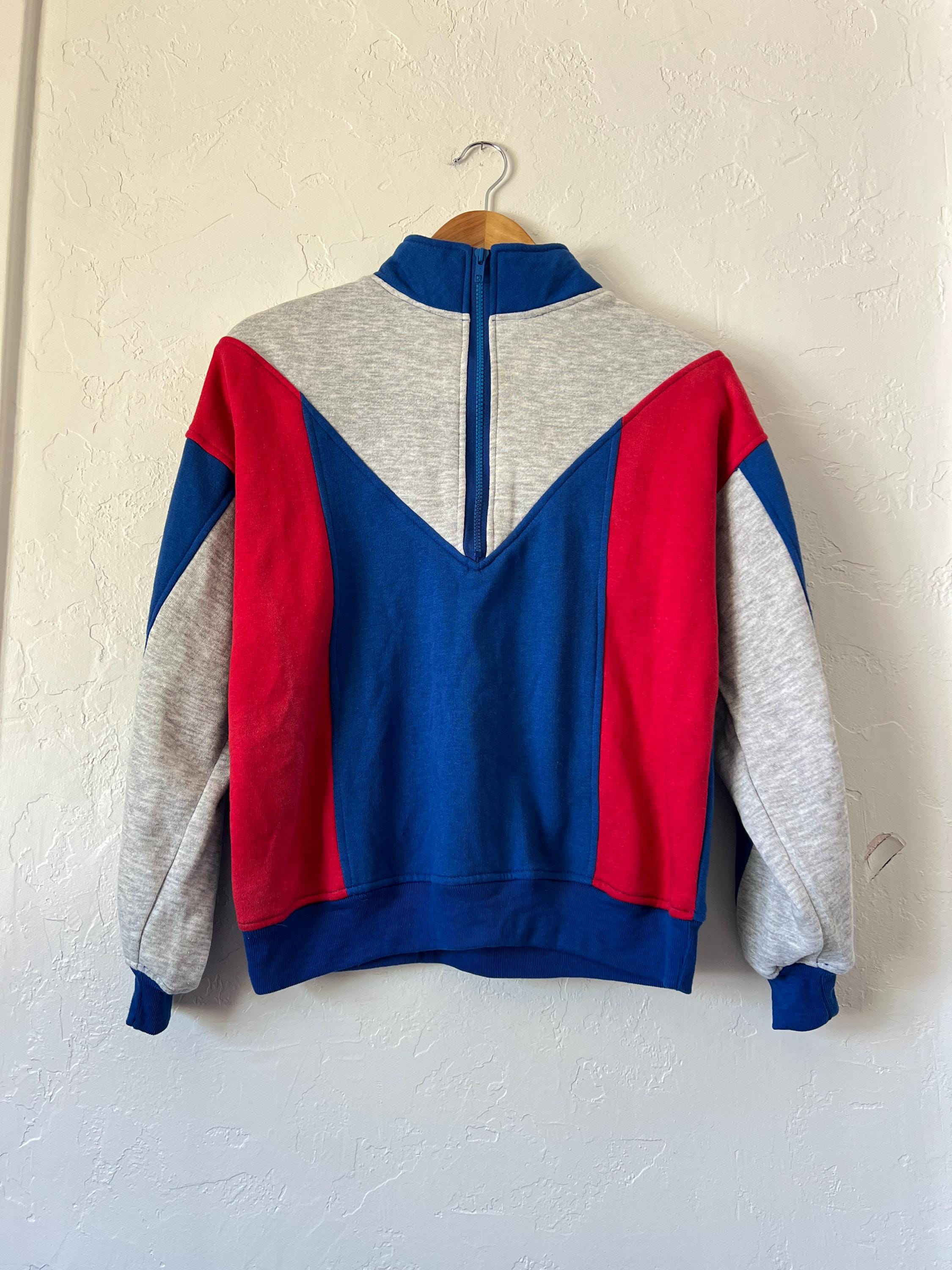 トップス unknown 80s 90s color blocking shirt Unknown 80s/90s color block shirt
