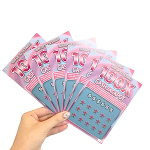 Pregnancy Announcement Scratch Off Cards - Surprise Baby Reveal Gift - 6 Pack It's a Girl! - 6 PCS