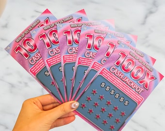 Gender Reveal Announcement Scratch Off Cards - 'It's a Girl!' - 6 Pack