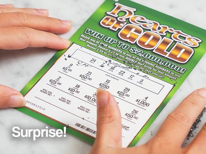 Will You Marry Me Scratch off Card | Valentines Marriage Proposal Gift ...