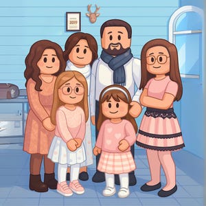 Custom Roblox Portrait: Personalized Digital Gamer Art (Digital Download