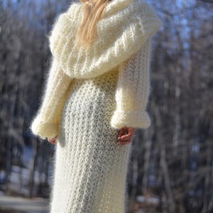 Ivory Mohair Coat - Etsy display picture 2