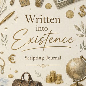 Journal de création de scénarios | Journal de manifestation | Carnet de la loi d'attraction | Cadeau de manifestation pour lui
