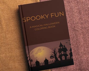 Halloween målarbok för barn: Spöklik rolig aktivitet (PDF)