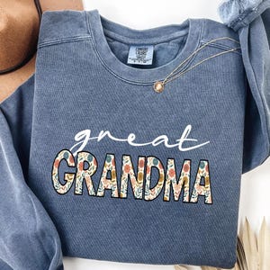 Great Grandma Sweatshirt Great Grandma Gift Christmas Gift New Great Grandma Gift Great Grandma Sweater Grandma Gift Great Grandma Gifts