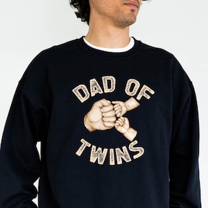 Dad Of Twins Sweatshirt, Funny Twins Dad Christmas Gift / Twin Dad Sweatshirt / Dad Twins Sweater / Twin Daddy Pullover / Twin Dad Clothing