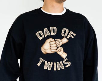 Dad Of Twins Sweatshirt, Funny Twin Dad Gift
