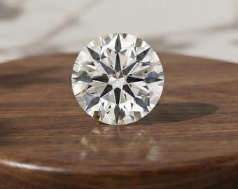 IGI Certified Lab Grown Diamond for Engagement Ring, 1 CT Round Brilliant Cut Diamond, D/VS2 Lab Diamond, Loose Diamond for Anniversary Gift