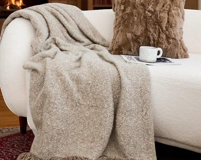 Throw Blanket, Custom Cozy Woven Gift, Soft Fleece for Home Decor, Perfect for Bed, Sofa, and Travel