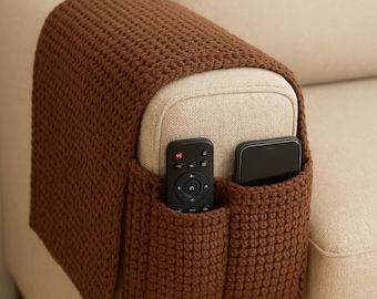 Crochet Sofa Arm Organisator Muster | Fernbedienungshalter PDF