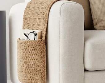 Sofa Organizer Häkelanleitung | Fernbedienungshalter & Aufbewahrungstasche | Pdf-Download
