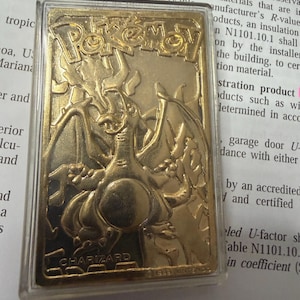 23 karat gold plated pokemon cards value Pokmon Special Edition 23 karat Gold-Plated Trading Card #25 PIKACHU