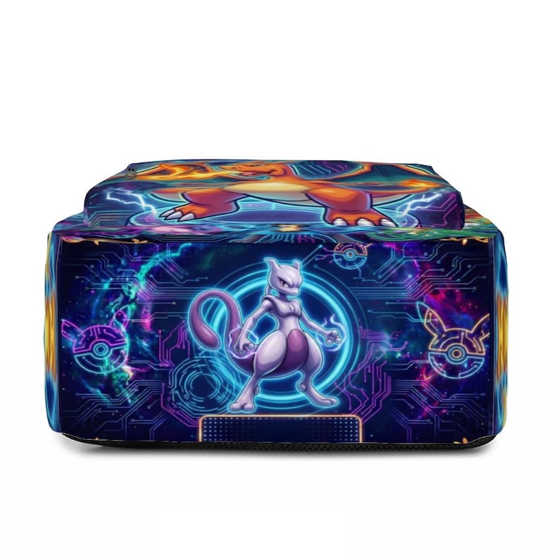 Backpack, Electric Cyberpunk School Bag, Collector's Edition Pok Bag, monsters Gamer Laptop Backpack gamer backpack image 9