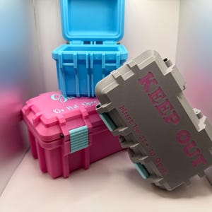 Lockable Storage Container Pro, 3D Printed PLA Box