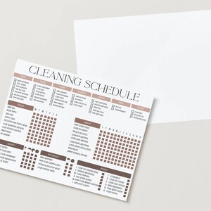 Ultimate Cleaning Schedule Printable - Daily, Weekly, Monthly ...
