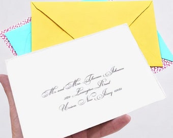 Envelope Addressing - Return Address & Guest Address Printing