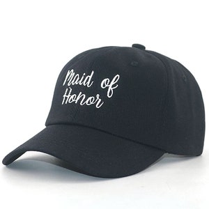Maid of Honor Baseball Cap Embroidered Bridal Party Hat