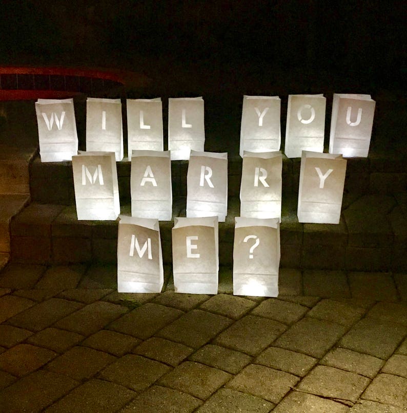 Will You Marry Me? Proposal Bags