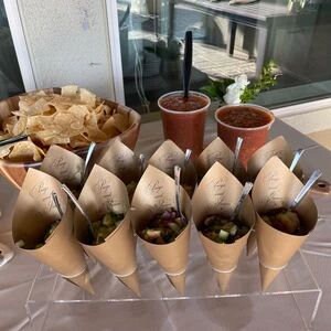Personalized Charcuterie Cones with Verse - Choice of Colors and Design