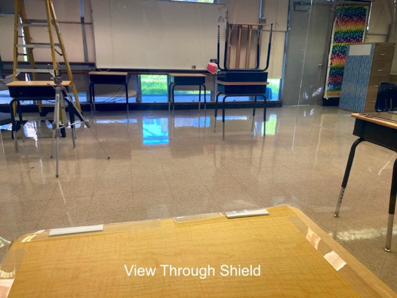 Student Desk Shield Sneeze Guard 0.7MM PET Plastic Etsy