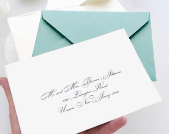 Envelope Addressing - Return Address & Guest Address Printing