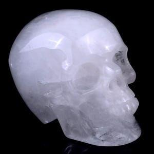 Angolan Crystal Skull, hand - carved crystal