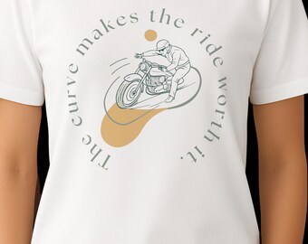 Vintage Motorcycle Ride Shirt: Biker Life Tee, Inspirational Rider Gift