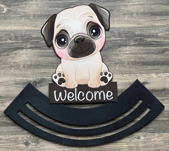 Pug Door sign Pug Door sign