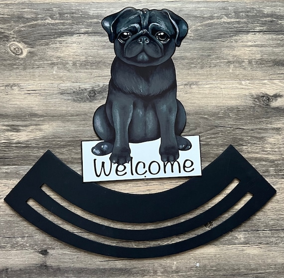 Pug Door sign Pug Door sign