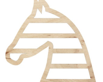 19x19 Horse Form - Wood Rails - Door Hanger
