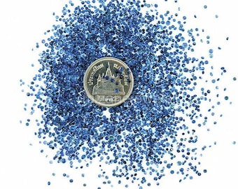 Natural Untreated Calibrated Blue Sapphire 1mm & 2mm Rounds, Natural Loose Faceted Gemstone For Jewelry Making